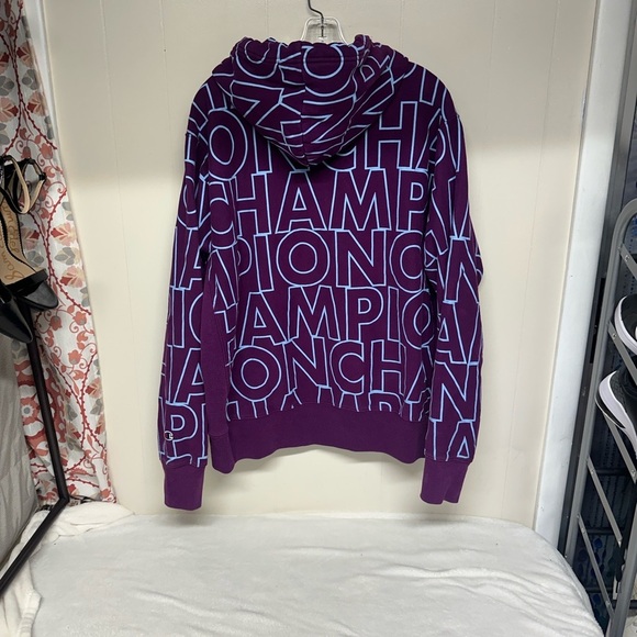 Champion Hoodie in Bold Purple and Blue - Picture 2 of 10